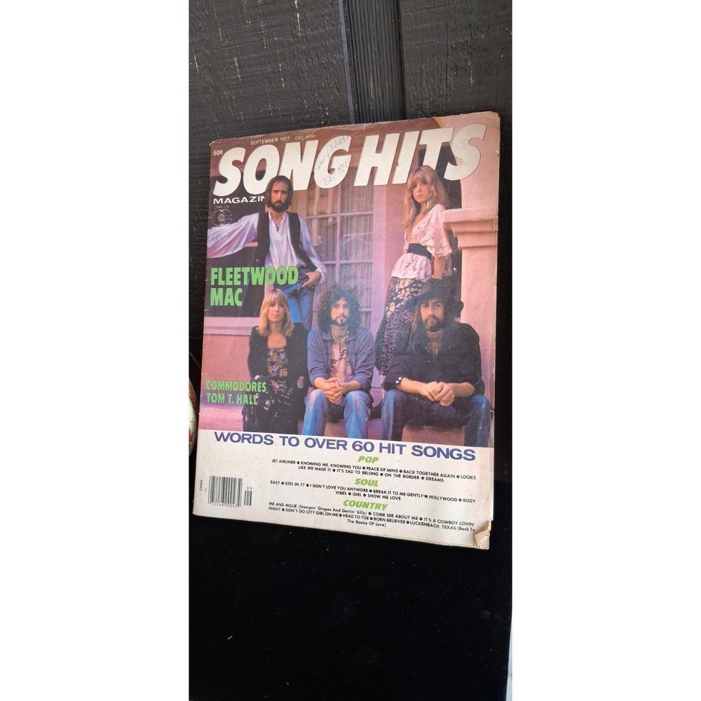 Song Hits Magazine September 1977 Fleetwood Mac Commodores Tom T Hall